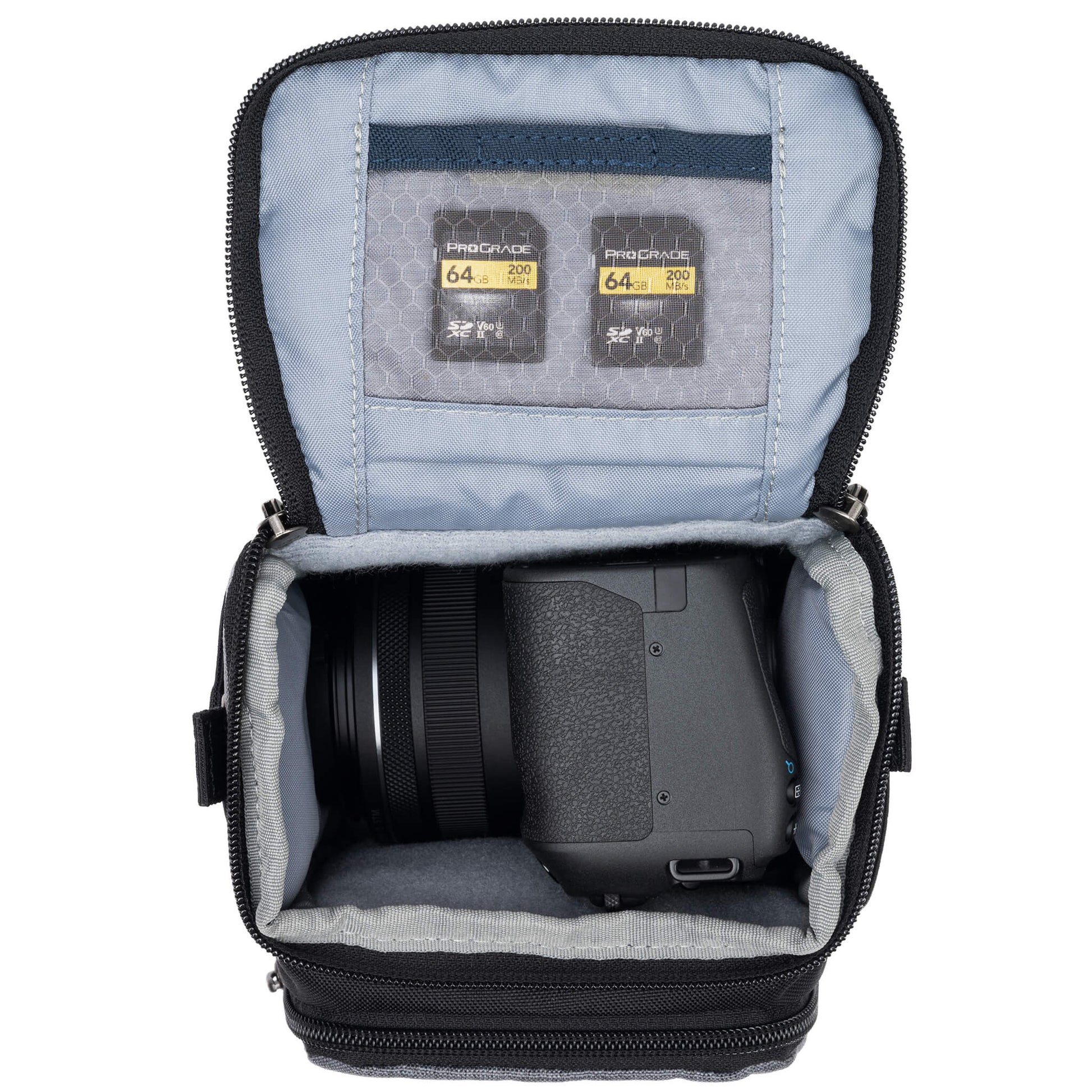 The Think Tank Photo Mirrorless Mover 10 is a compact, protective camera bag designed for mirrorless cameras and small photography accessories, featuring a sleek, durable exterior.