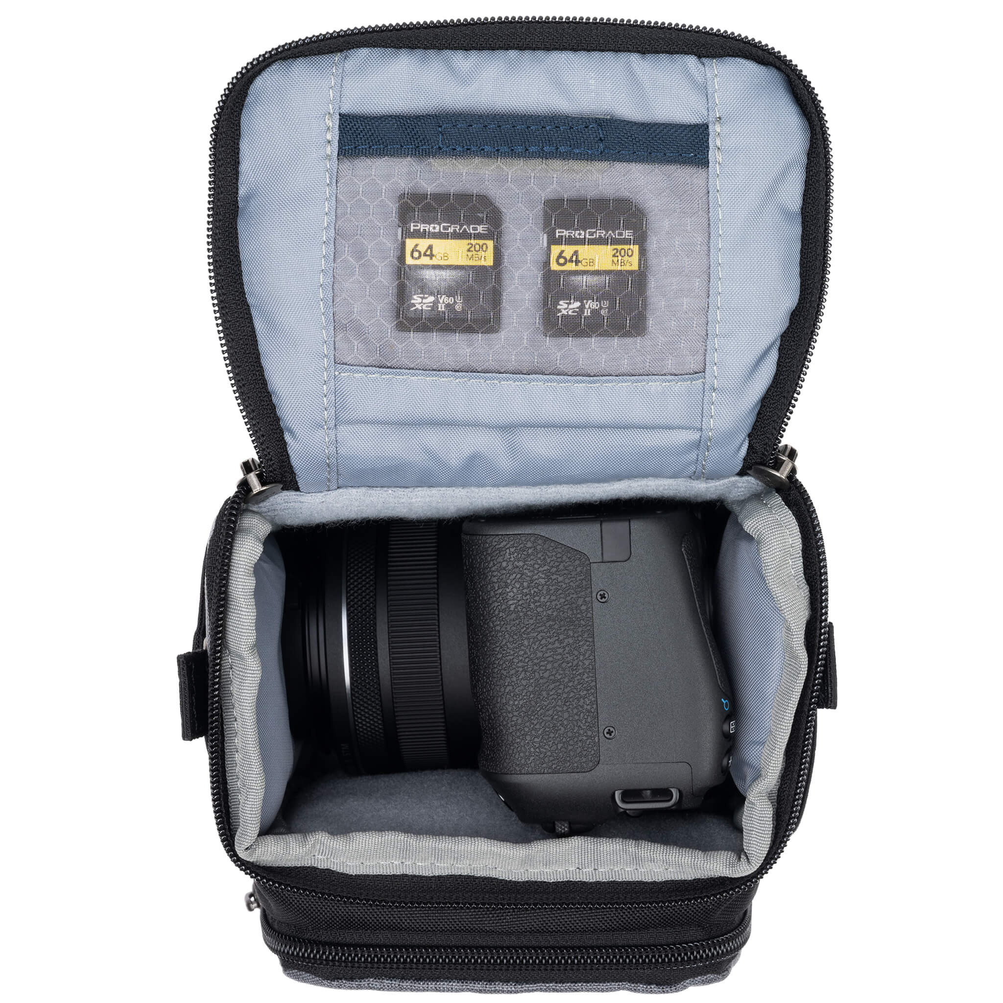 The Think Tank Photo Mirrorless Mover 10 is a compact, protective camera bag designed for mirrorless cameras and small photography accessories, featuring a sleek, durable exterior.