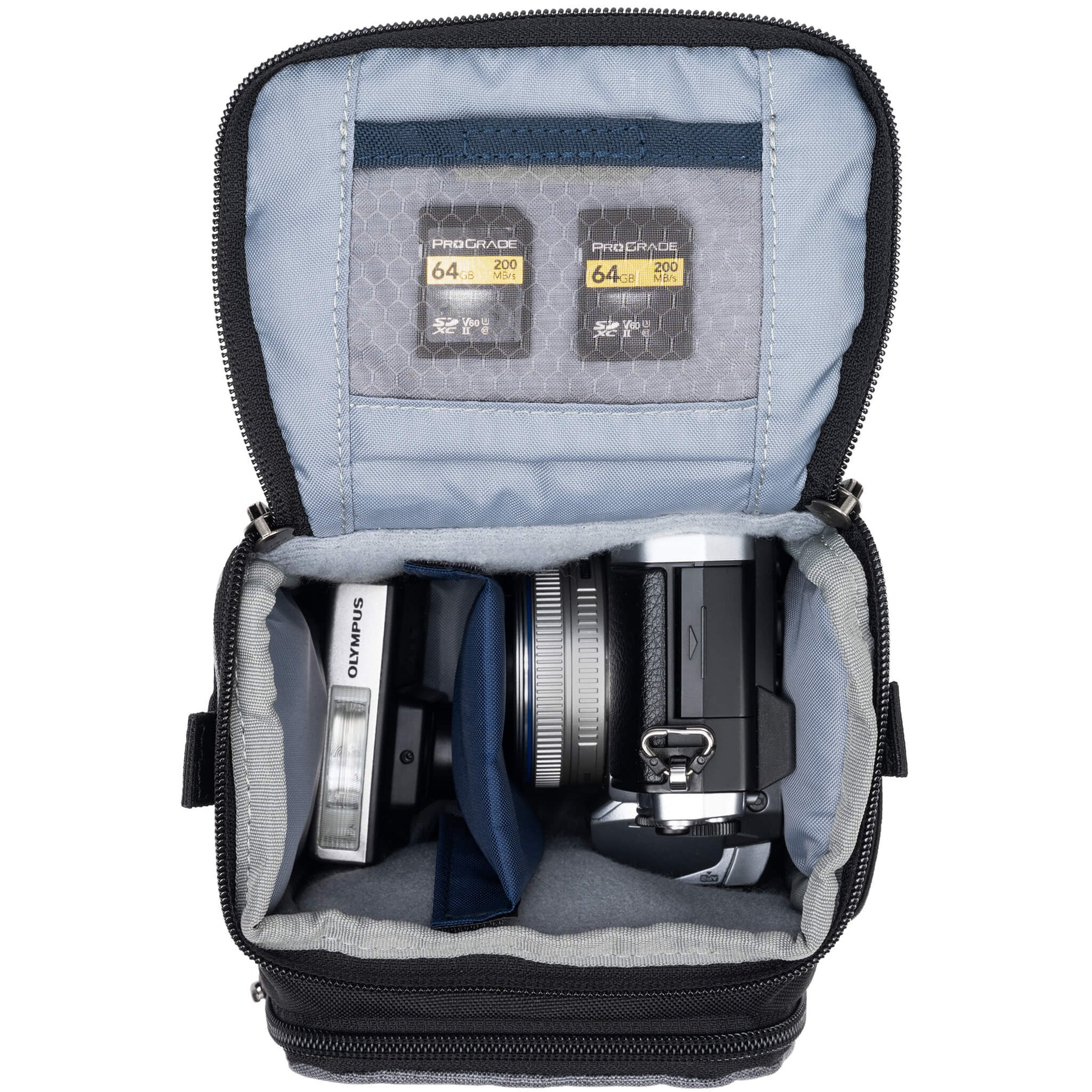 The Think Tank Photo Mirrorless Mover 10 is a compact, protective camera bag designed for mirrorless cameras and small photography accessories, featuring a sleek, durable exterior.