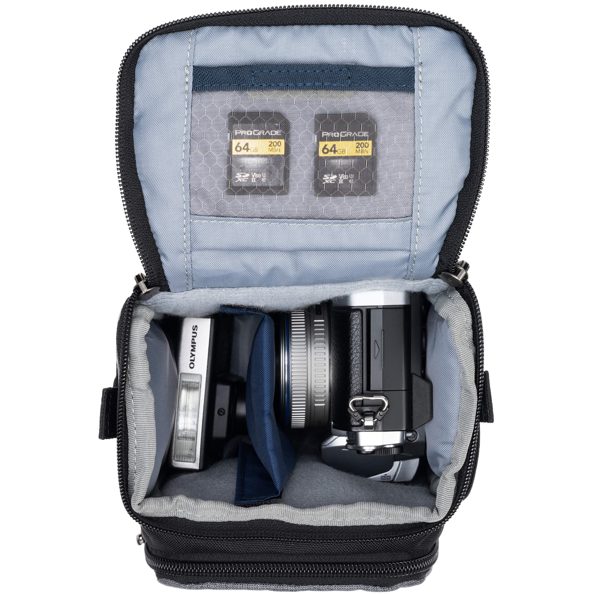 The Think Tank Photo Mirrorless Mover 10 is a compact, protective camera bag designed for mirrorless cameras and small photography accessories, featuring a sleek, durable exterior.