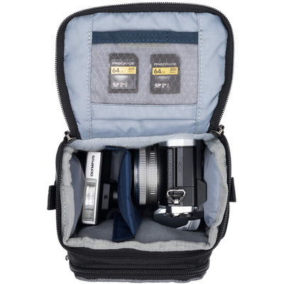 The Think Tank Photo Mirrorless Mover 10 is a compact, protective camera bag designed for mirrorless cameras and small photography accessories, featuring a sleek, durable exterior.