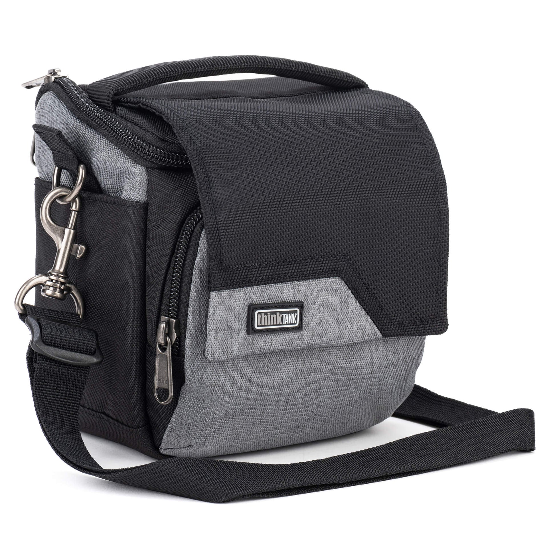 The Think Tank Photo Mirrorless Mover 10 is a compact, protective camera bag designed for mirrorless cameras and small photography accessories, featuring a sleek, durable exterior.