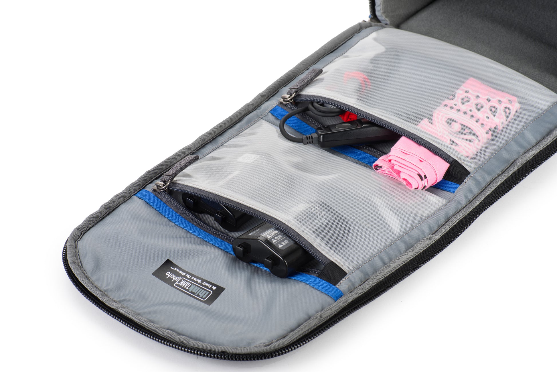 Think Tank StreetWalker Pro V2.0: Rugged charcoal-grey camera backpack with contoured shoulder straps and customizable interior dividers.