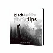 Book cover of Black & White Phototips by Heinrich van den Berg, a guide for black and white photography.