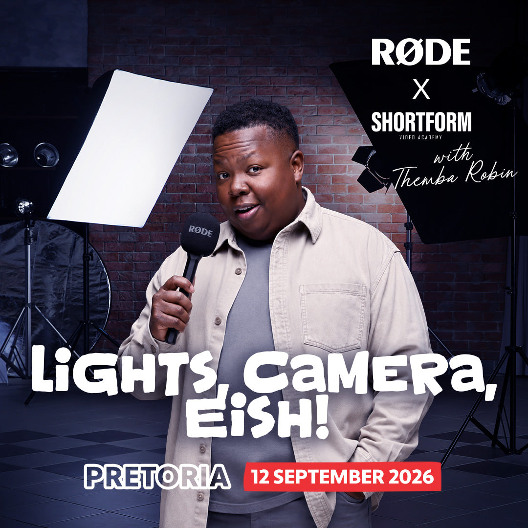 Lights, Camera, Eish! by Themba Robin x RØDE  | 12 Sept