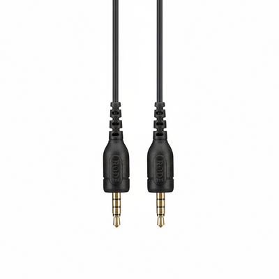 RODE SC9 3.5mm TRRS to TRRS Adaptor Cable with 1.5m length for connecting RØDE microphones to mobile devices.
