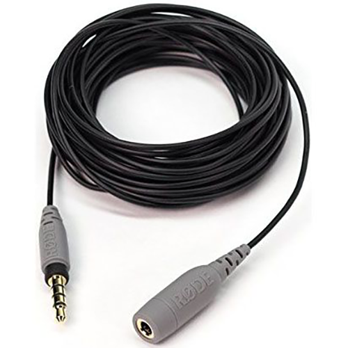 RODE SC1 6m TRRS Extension Cable for SmartLav and SmartLav+ microphones, durable and flexible for extended audio recording.