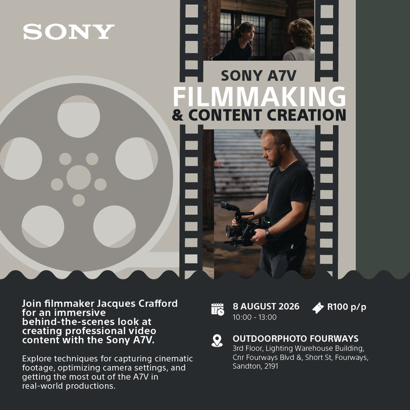 Sony A7V for Filmmaking & Content Creation by Jacques Crafford x Sony | 8 Aug
