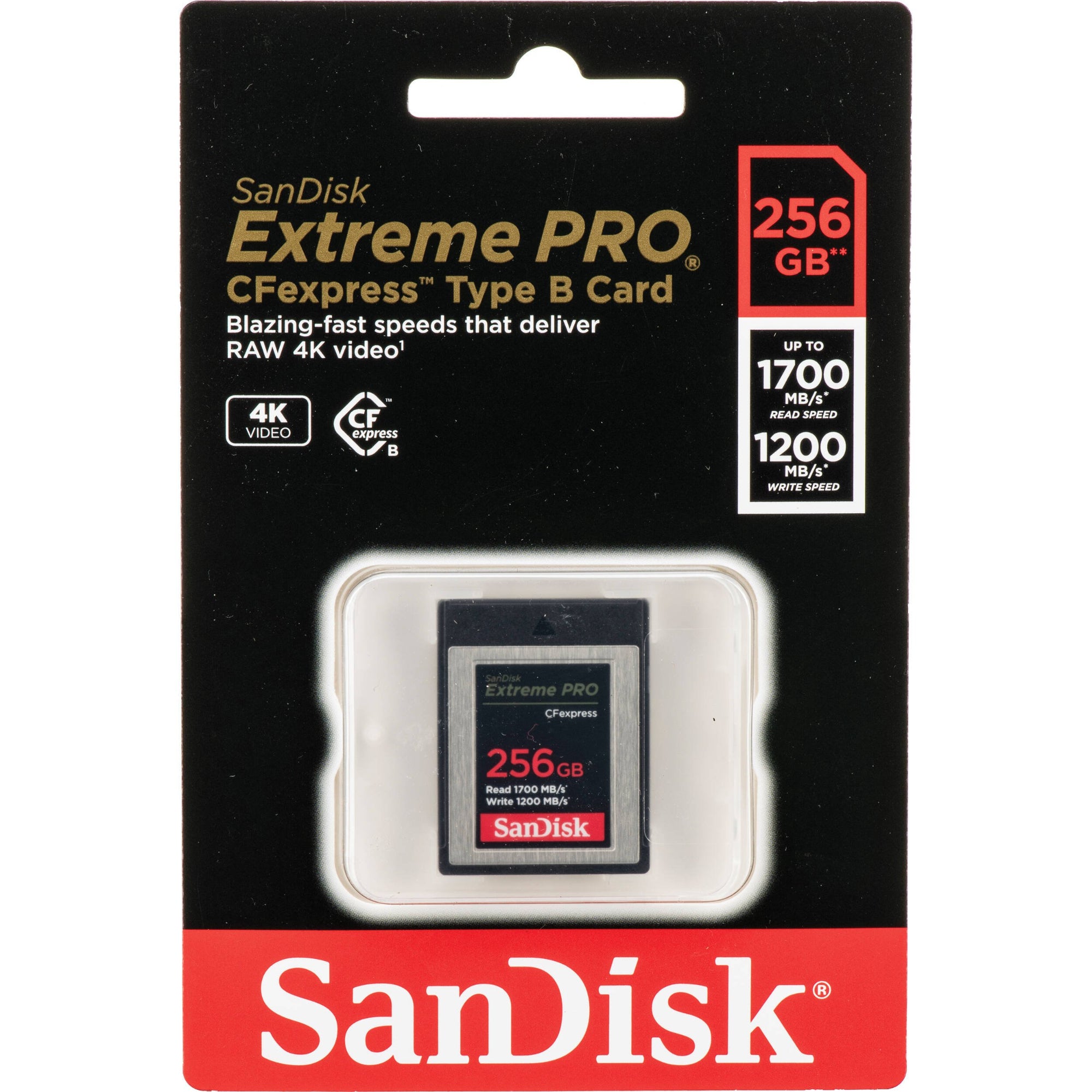 SanDisk Extreme Pro 256GB CFexpress Memory Card Type B – Outdoorphoto