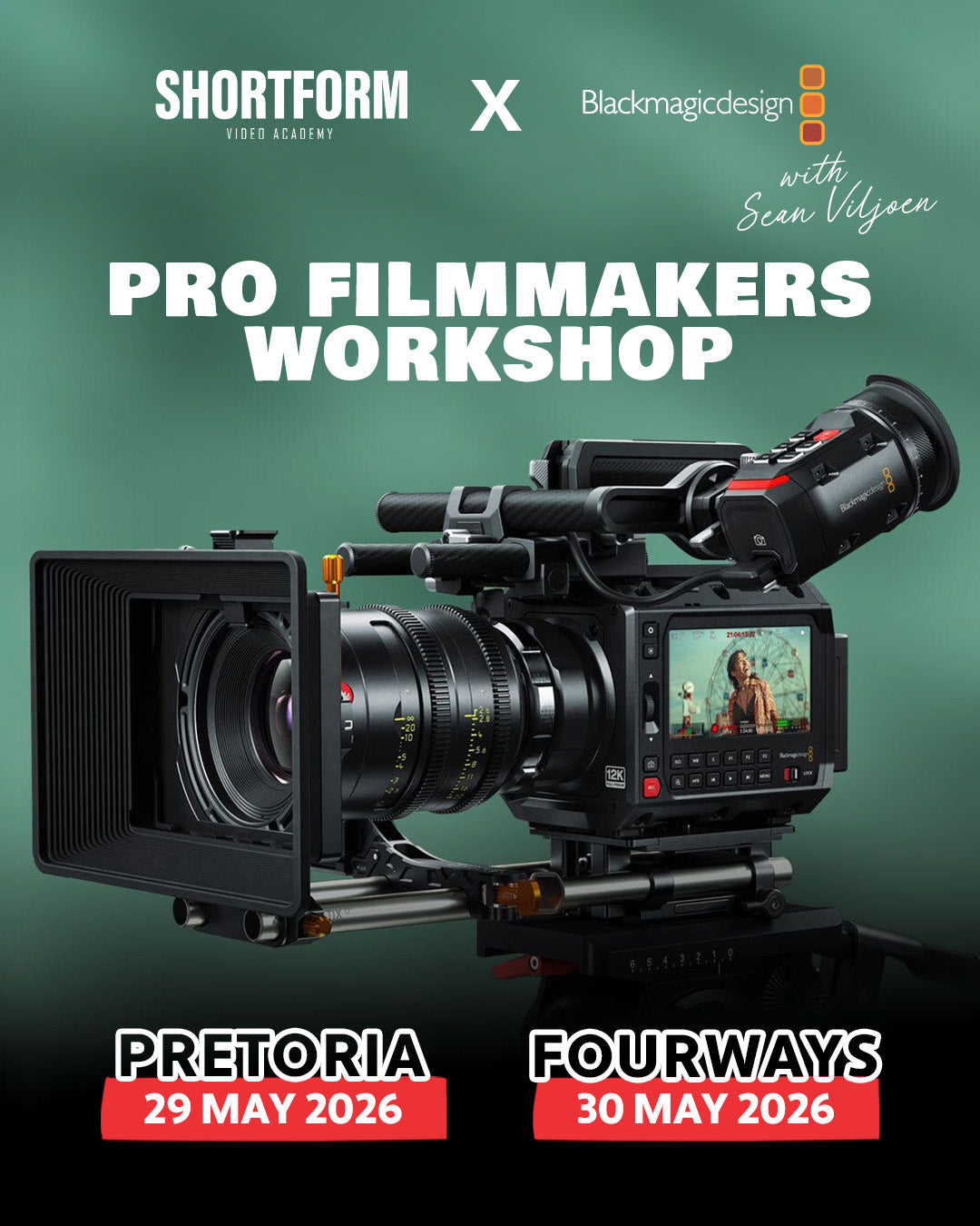 PYXIS 12K - Pro Filmmakers Workshop by Sean Viljoen x Blackmagic Design