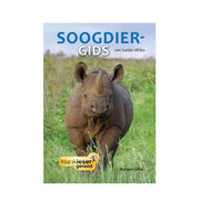Cover of Soogdier Gids van Suider Afrika showing illustrated mammals.