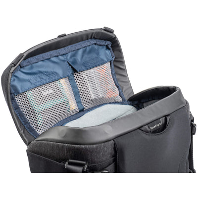 Think Tank SpeedTop 15 crossbody camera bag — compact sling bag with magnetic top lid for one-handed access