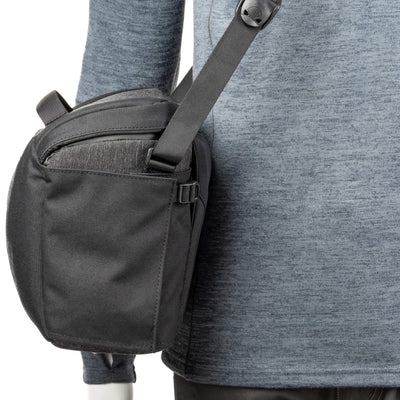 Think Tank SpeedTop 15 crossbody camera bag — compact sling bag with magnetic top lid for one-handed access