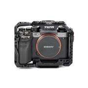 Tilta Full Camera Cage for Sony a1 with multiple mounting points and protective aluminum design.