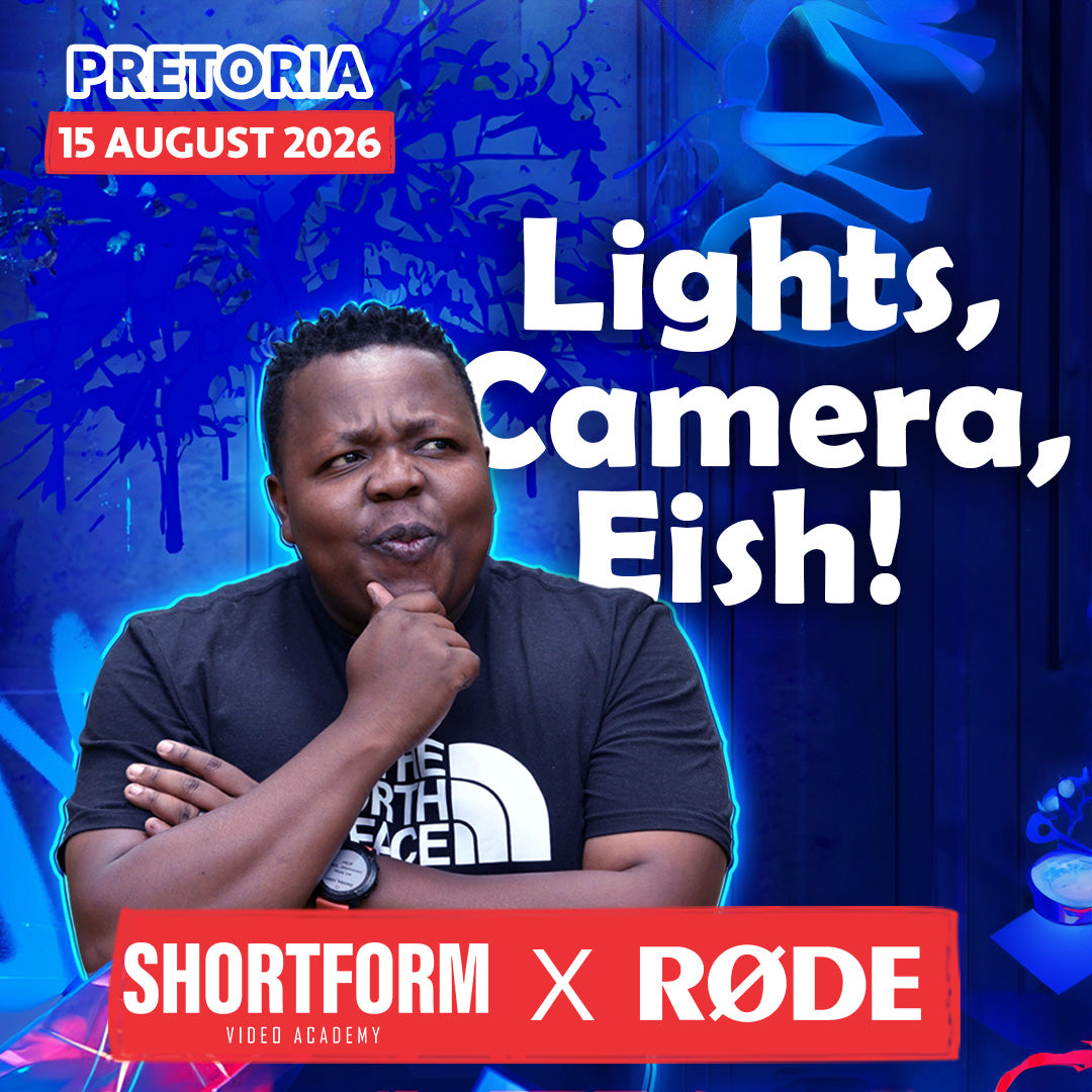 Lights, Camera, Eish! by Themba Robin x RØDE  | 15 Aug