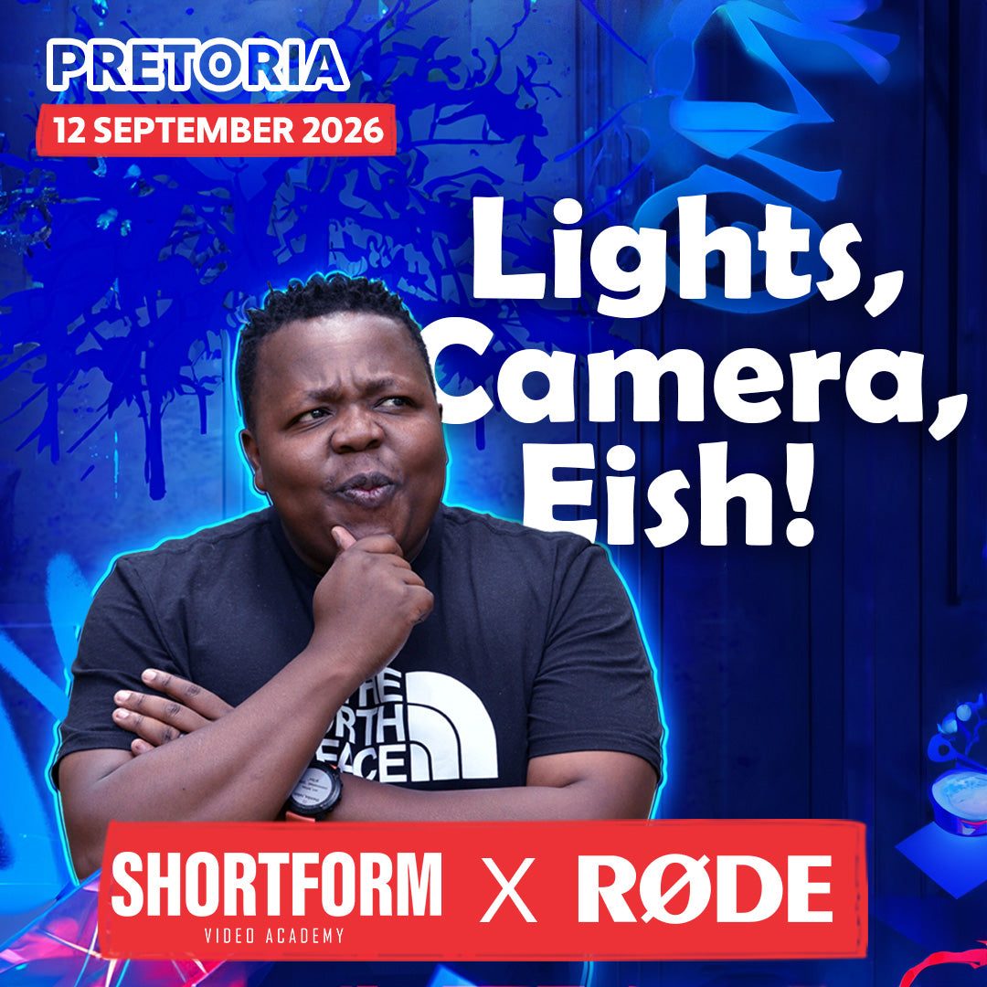 Lights, Camera, Eish! by Themba Robin x RØDE  | 12 Sept
