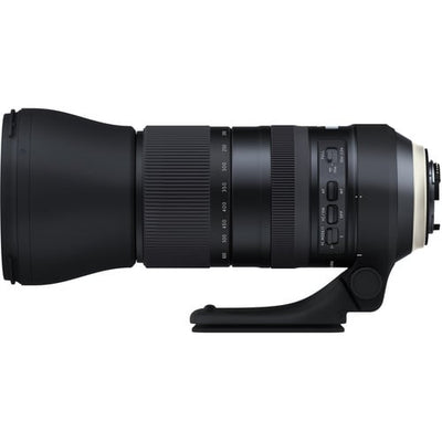 Tamron SP 150–600mm f/5–6.3 Di VC USD G2 telephoto zoom lens for Canon EF, designed for wildlife, sports, and outdoor photography.