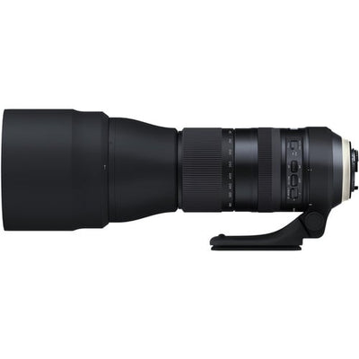 Tamron SP 150–600mm f/5–6.3 Di VC USD G2 telephoto zoom lens for Canon EF, designed for wildlife, sports, and outdoor photography.