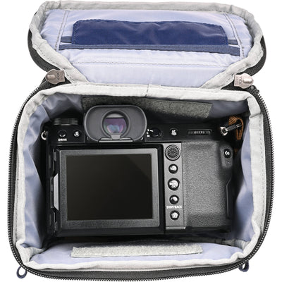 Think Tank Digital Holster 30 V3 camera bag with quick-access lid, belt attachment, and rain protection.