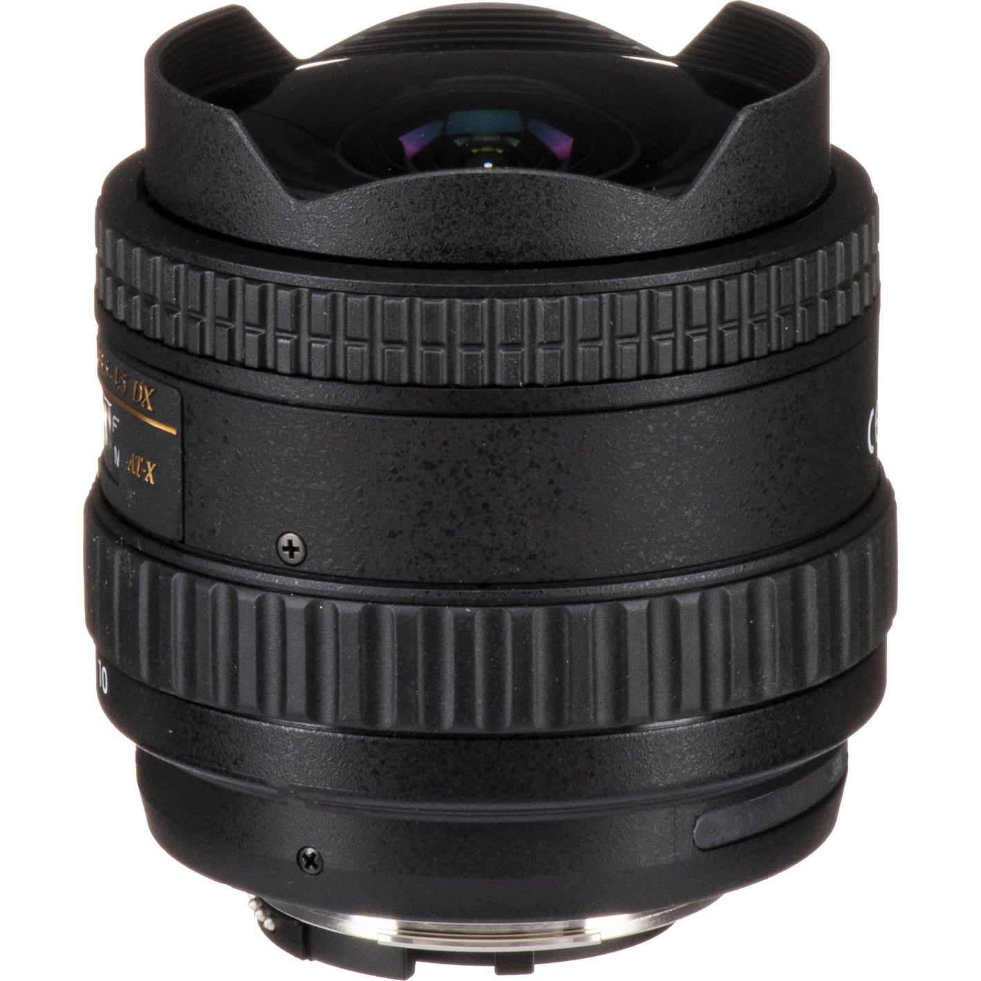 Tokina AT-X 10–17mm AF DX ultra-wide zoom lens for Nikon F, ideal for landscapes, architecture, and interiors.