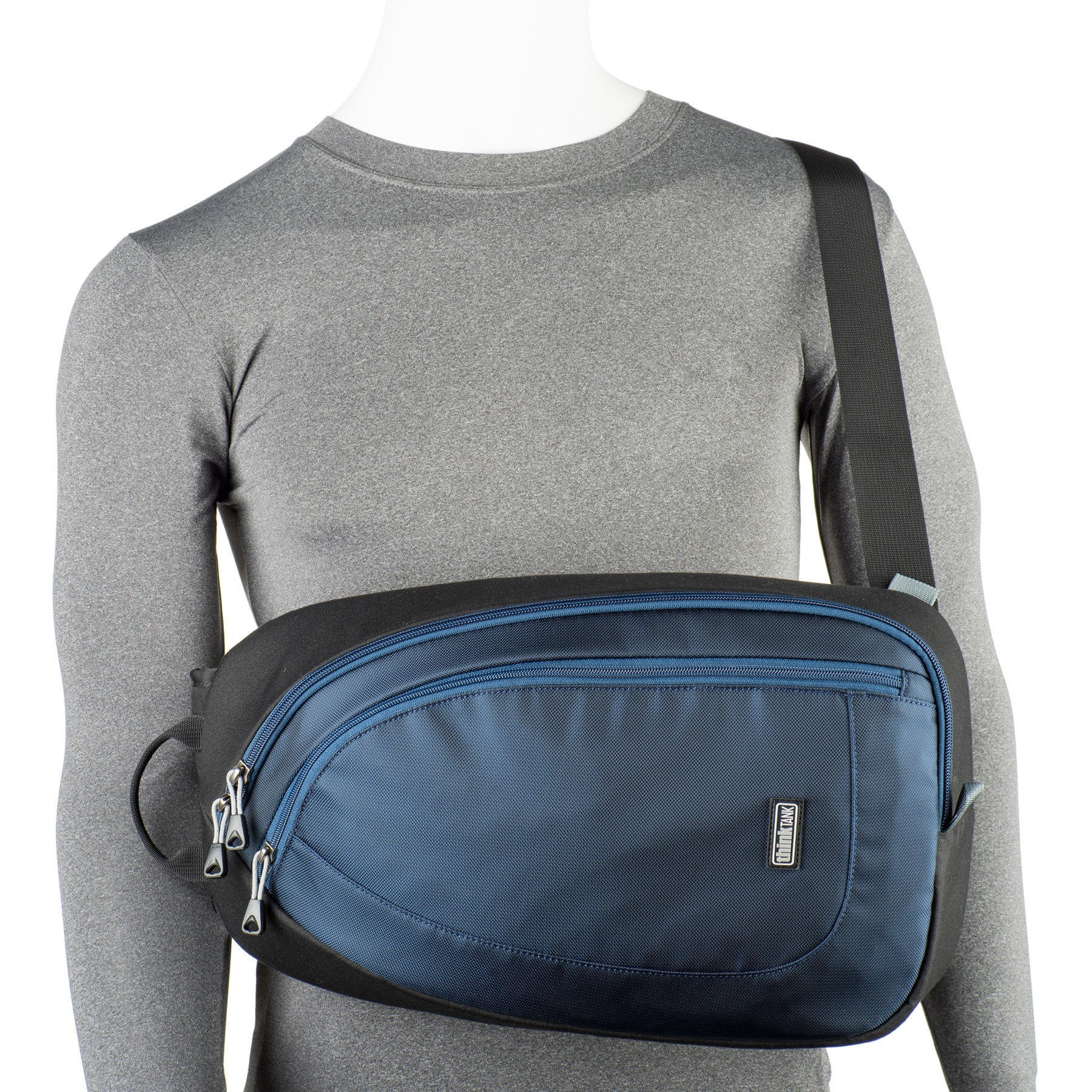 Think Tank TurnStyle 20 V2 sling bag with contoured shoulder strap and side-rotation access for gear