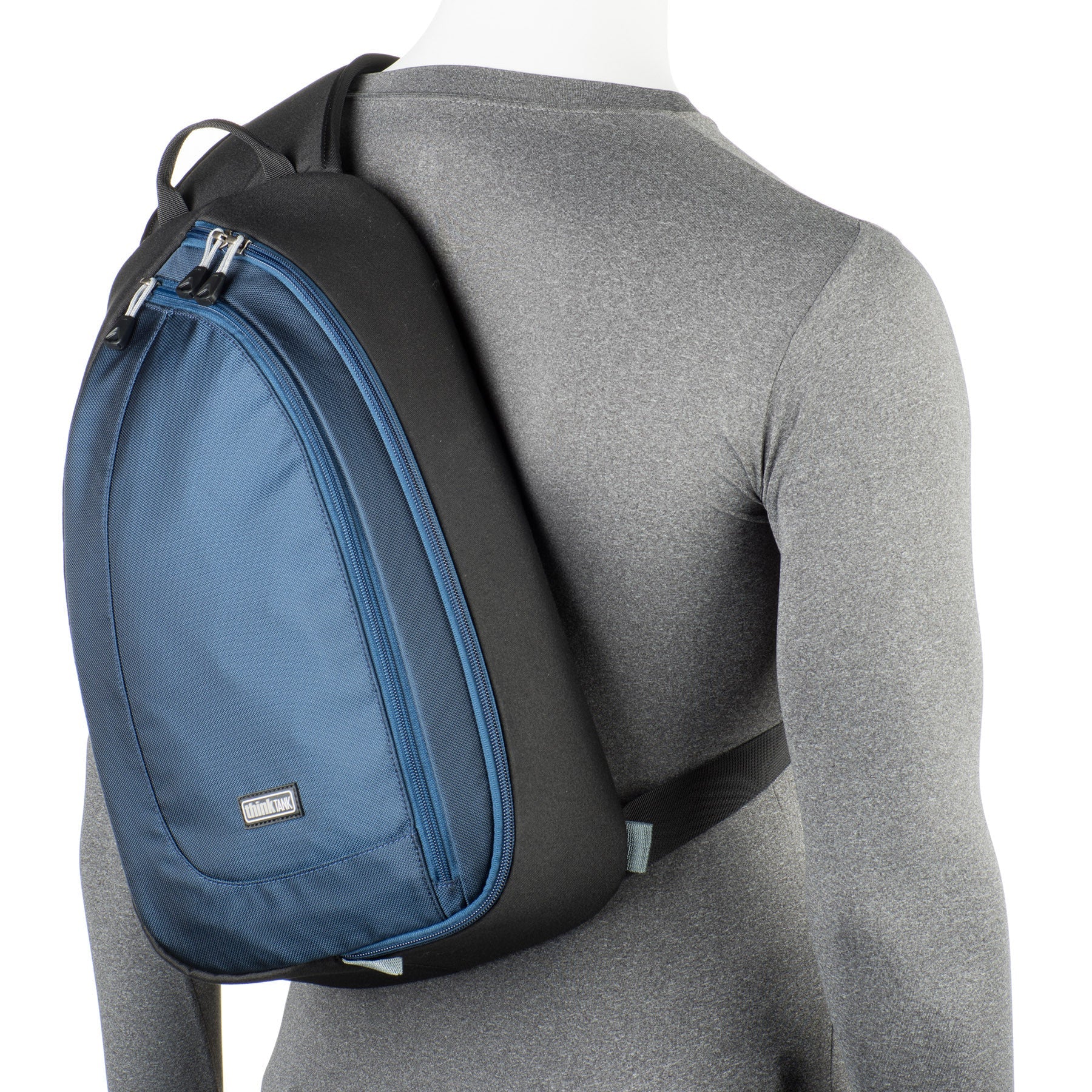Think Tank TurnStyle 20 V2 sling bag with contoured shoulder strap and side-rotation access for gear