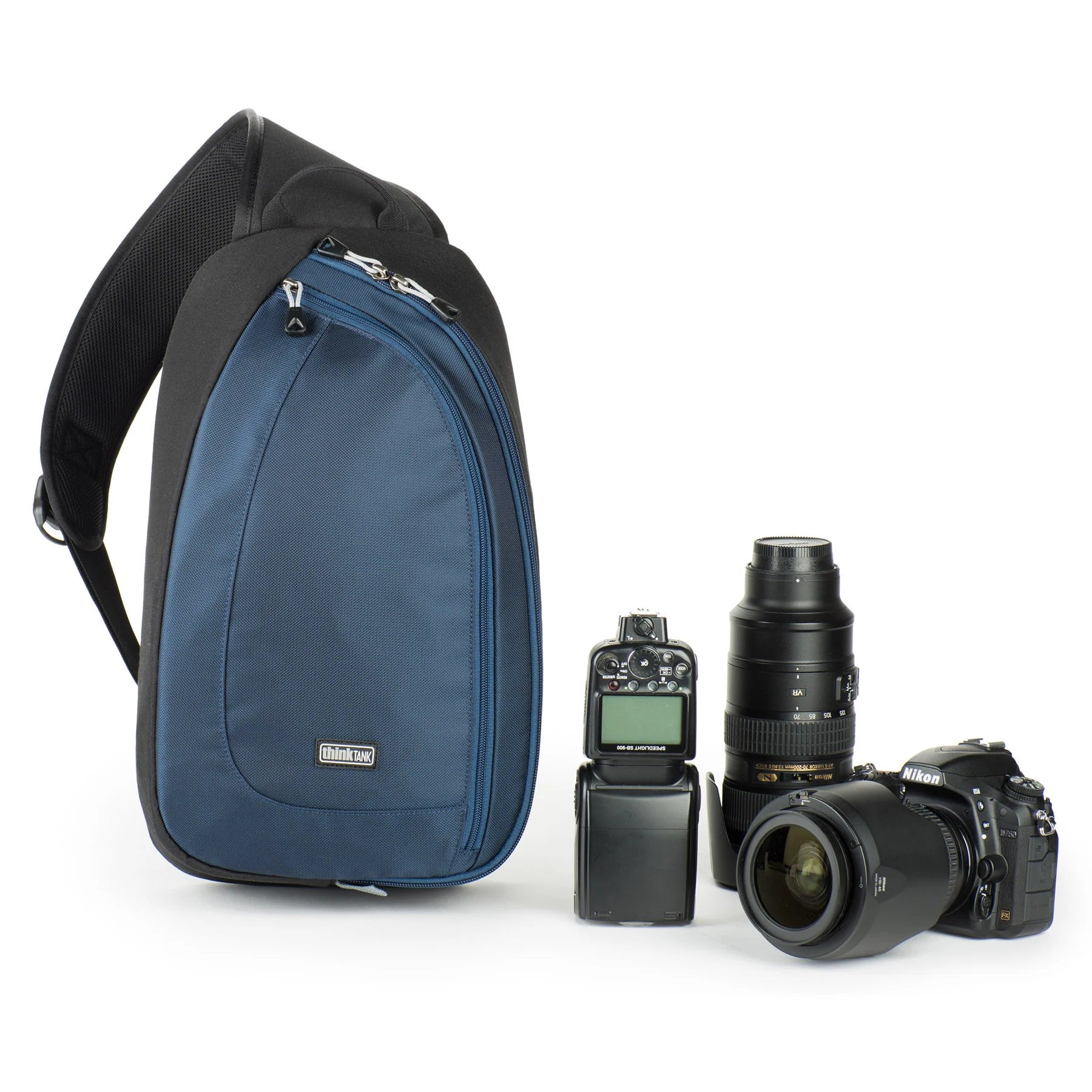 Think Tank TurnStyle 20 V2 sling bag with contoured shoulder strap and side-rotation access for gear