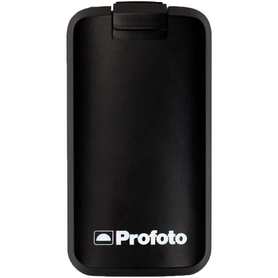 Profoto A1X Li-Ion Battery featuring compact black design with Profoto logo.