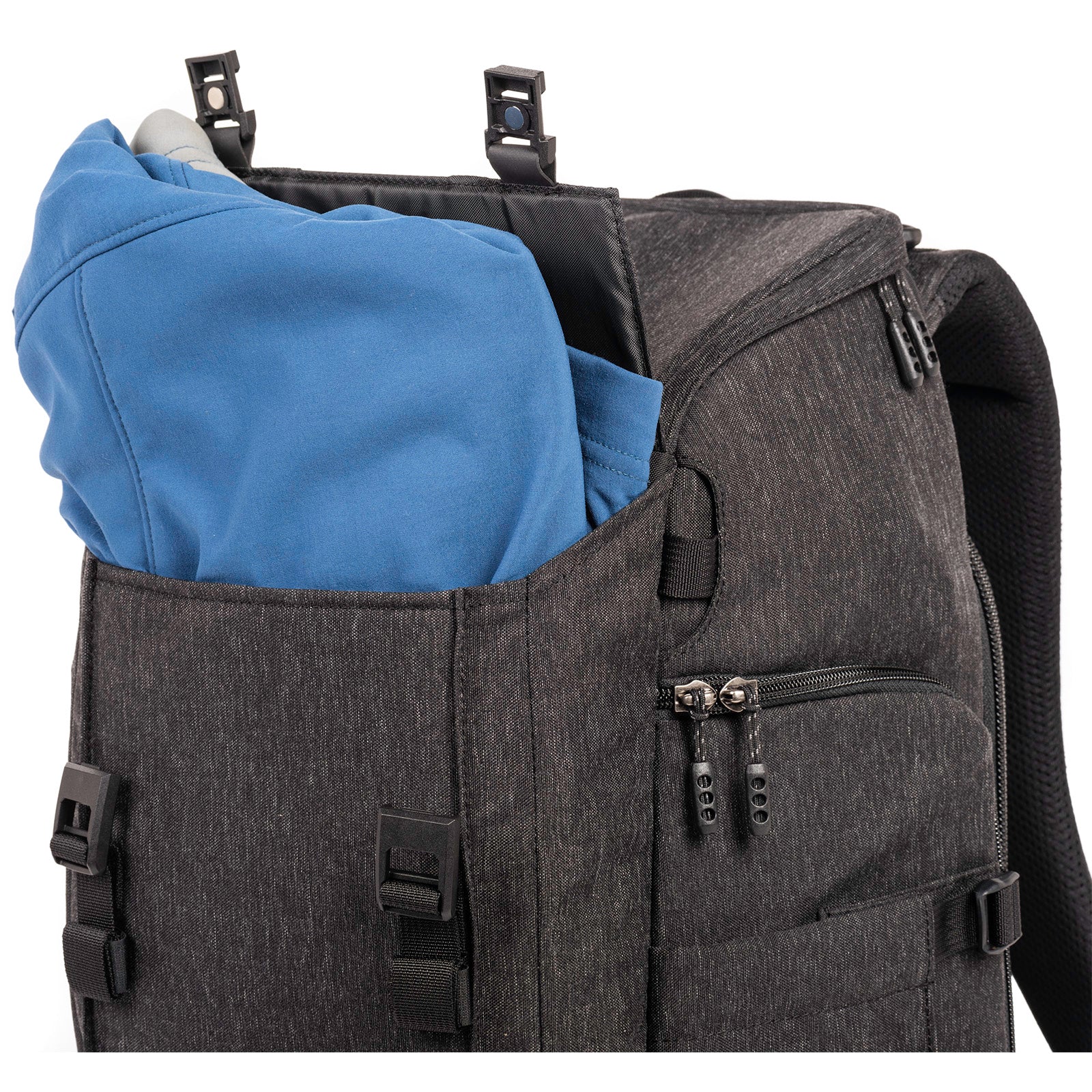Think Tank Urban Access 13 backpack — stylish black daypack with side-access camera section and padded laptop compartment.
