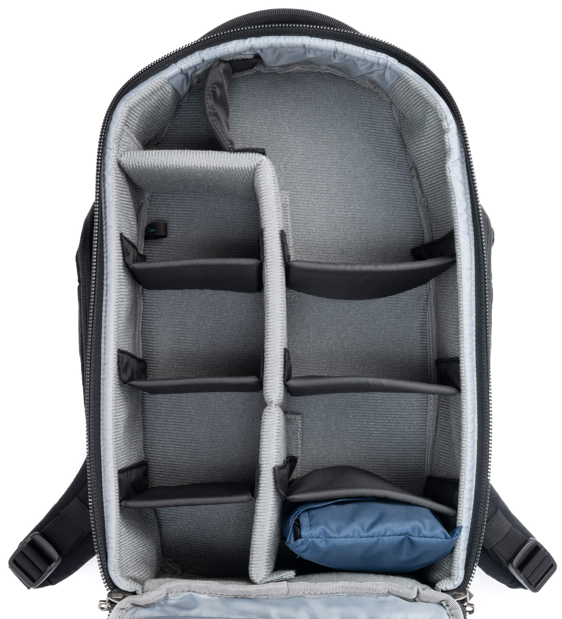 Think Tank Walker Pro 16L camera backpack – black, front-panel access, padded laptop sleeve, tripod mount, professional gear capacity