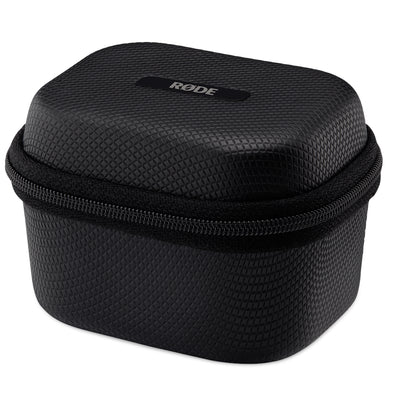 RØDE Charge Case+ for Wireless GO Gen 3: 4,200 mAh internal battery, dual recharges, simultaneous charging + data transfer, rugged zip case.