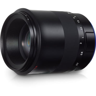 Zeiss Milvus 100mm f/2 Macro ZE for Canon EF. Telephoto macro lens with 1:2 magnification, fast f/2 aperture, and weather-sealed all-metal build.