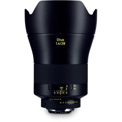 Zeiss Otus 28mm f/1.4 ZF.2 for Nikon F. Professional wide-angle lens with f/1.4 aperture, superior sharpness, manual focus, and weather-sealed build.