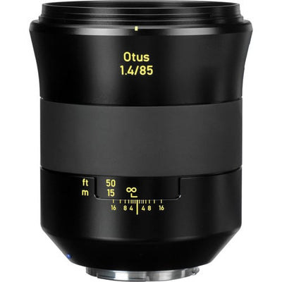 Zeiss Otus 85mm f/1.4 ZE for Canon EF. Premium portrait lens with f/1.4 aperture, Apo Planar optics, smooth bokeh, manual focus, and weather-sealed build.