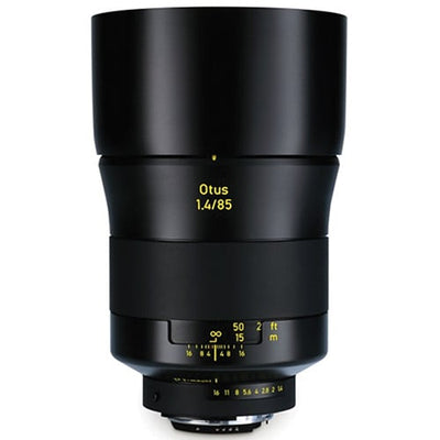 Zeiss Otus 85mm f/1.4 ZE for Canon EF. Premium portrait lens with f/1.4 aperture, Apo Planar optics, smooth bokeh, manual focus, and weather-sealed build.