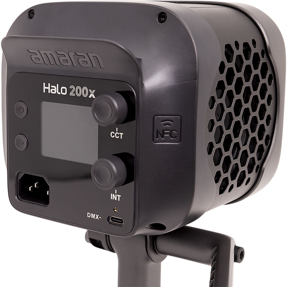 amaran Halo 200x Bi-Colour LED light with adjustable colour temperature
