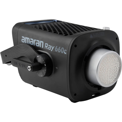 amaran Ray 660c RGB LED Monolight with Octa Dome 30 softbox attachment
