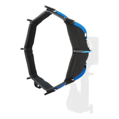 amaran Ray 660c RGB LED Monolight with Octa Dome 30 softbox attachment
