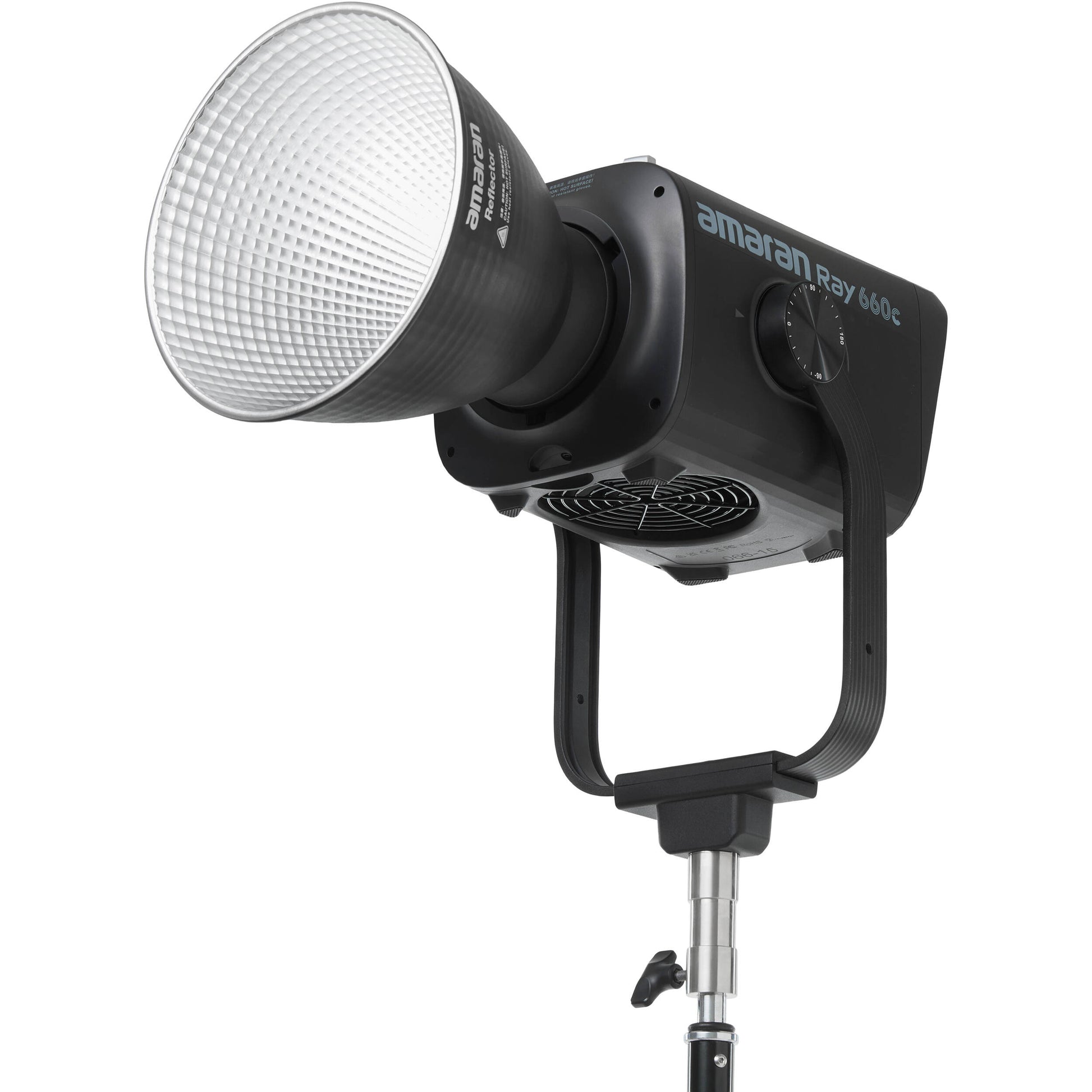 amaran Ray 660c RGB LED Monolight with Octa Dome 30 softbox attachment
