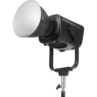 amaran Ray 660c RGB LED Monolight with Octa Dome 30 softbox attachment
