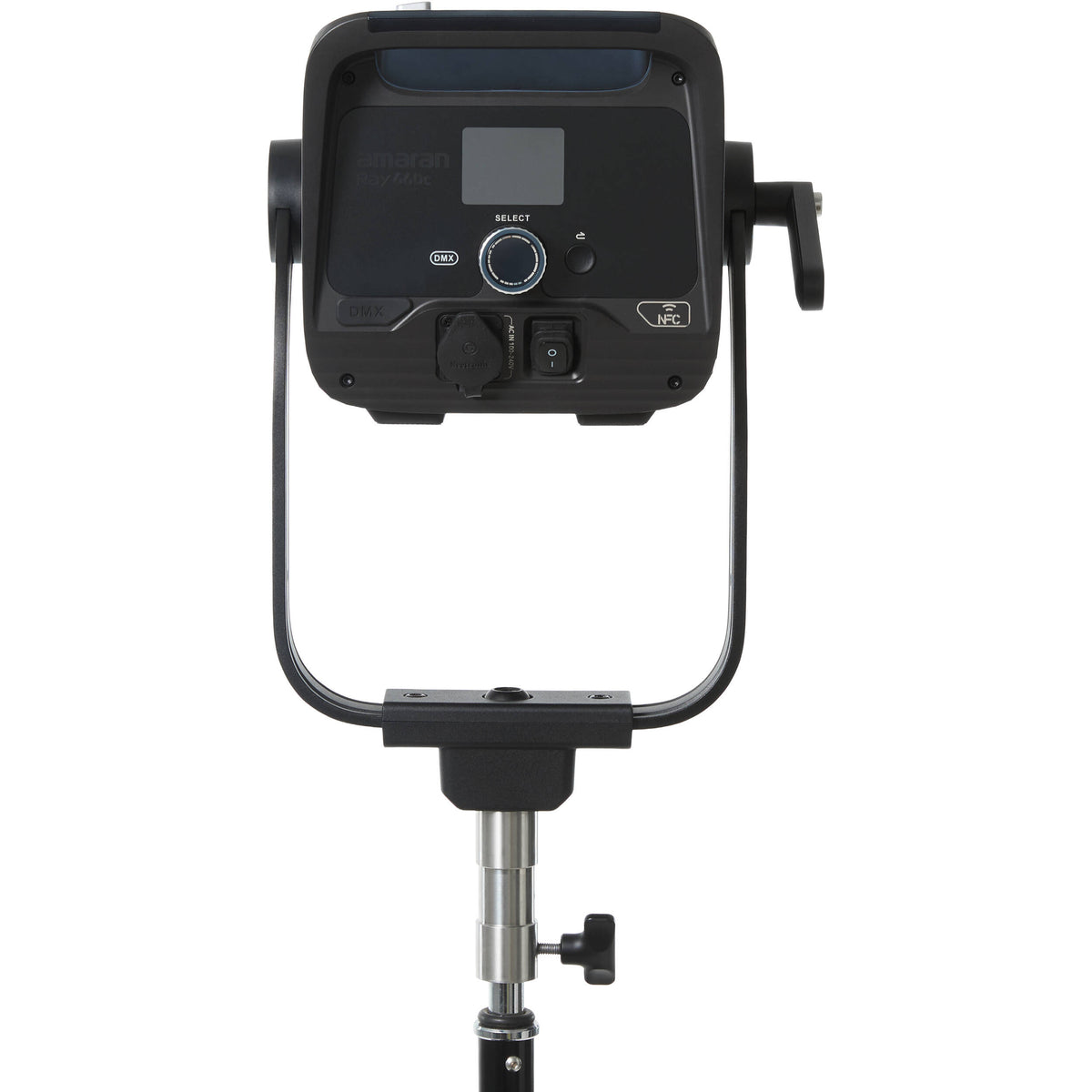 amaran Ray 660c RGB LED Monolight with Octa Dome 30 softbox attachment
