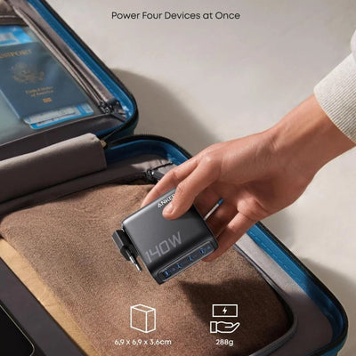 Anker 140W GaN wall charger for laptops, phones and multiple devices
