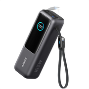 Anker A1695 165W USB-C Power Bank with dual built-in USB-C cables

