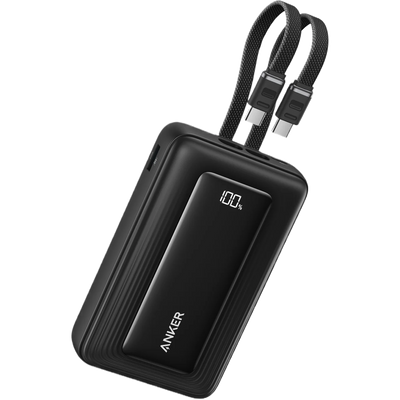 Anker Zolo 20000mAh Power Bank with built-in USB-C cables

