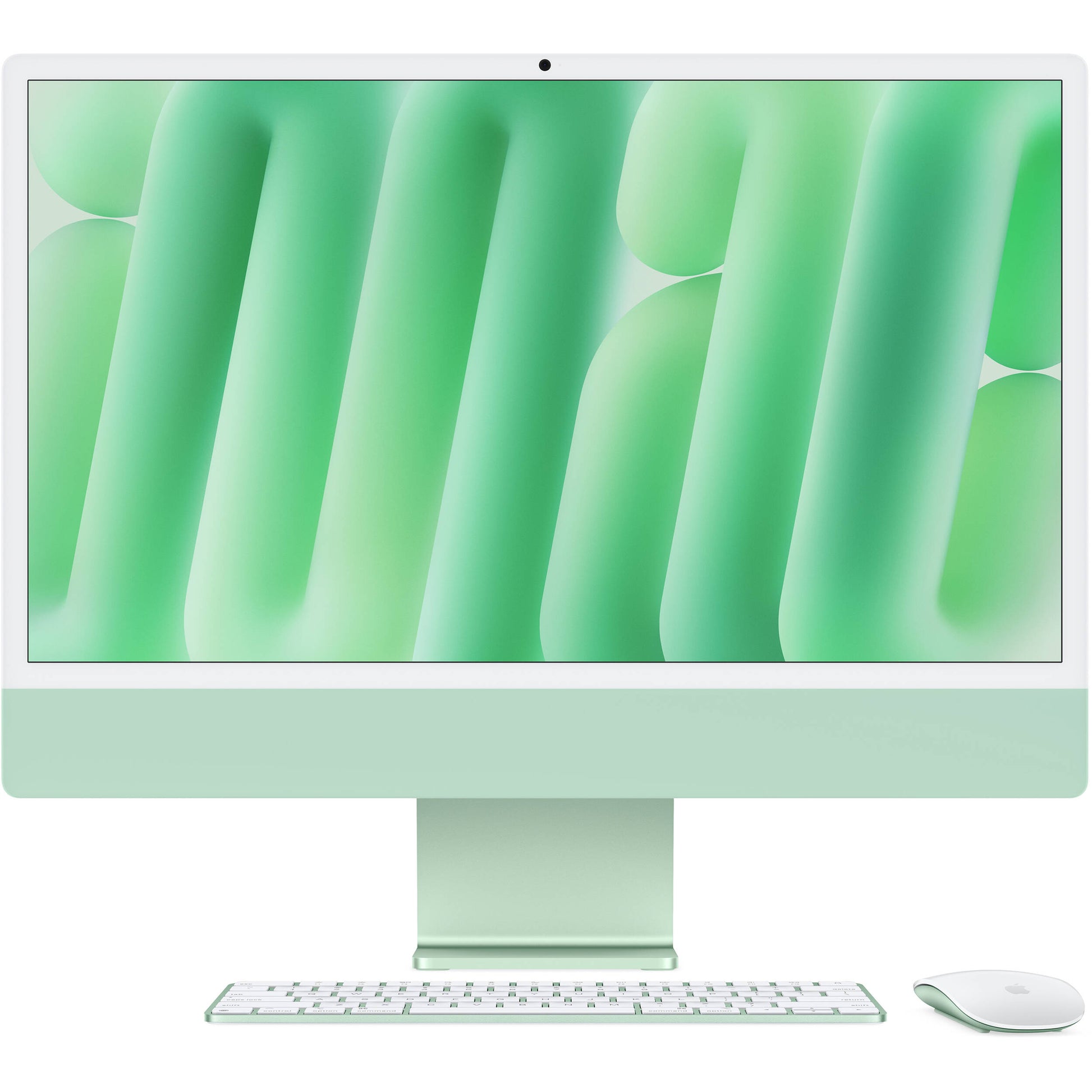 The Apple iMac 24-inch (M4) integrated desktop in a sleek, colourful aluminium finish.