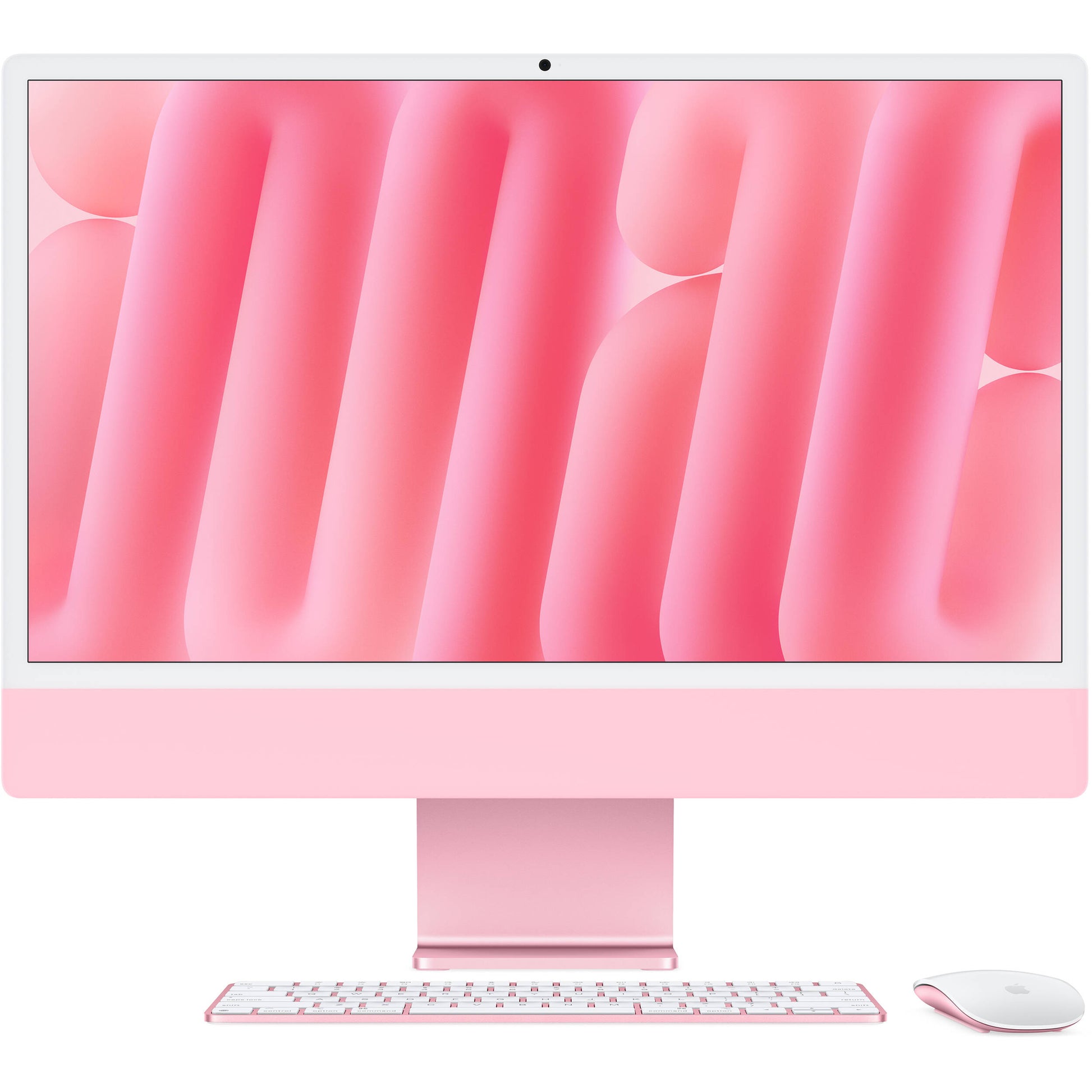 The Apple iMac 24-inch (M4) integrated desktop in a sleek, colourful aluminium finish.
