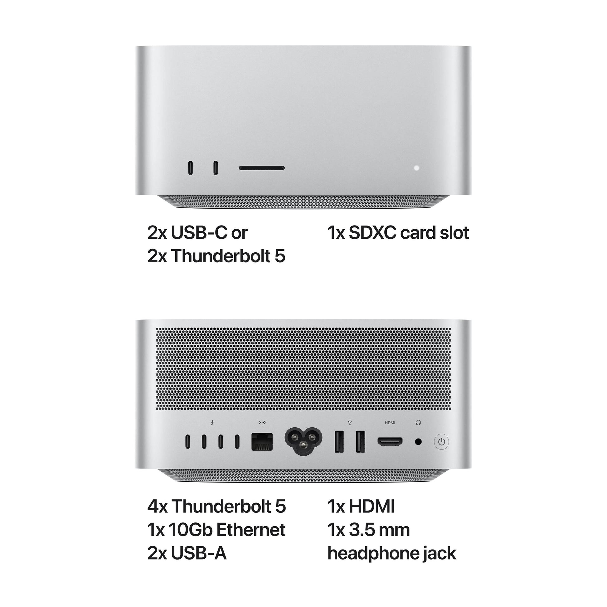 Apple Mac Studio M3 Ultra compact desktop workstation with 28-core CPU and 60-core GPU