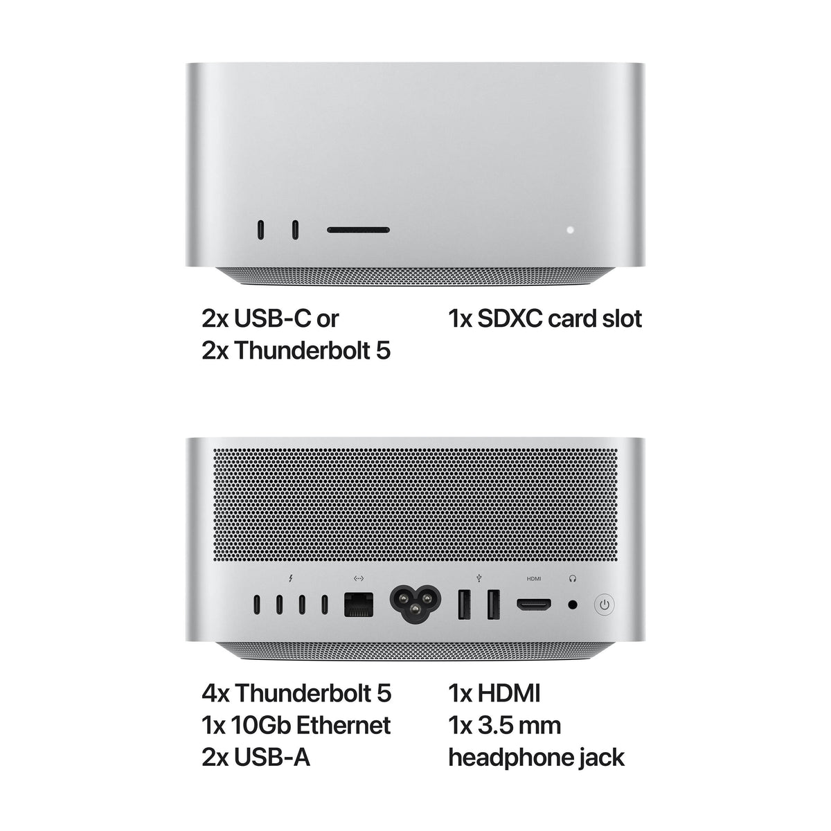 Apple Mac Studio M3 Ultra compact desktop workstation with 28-core CPU and 60-core GPU