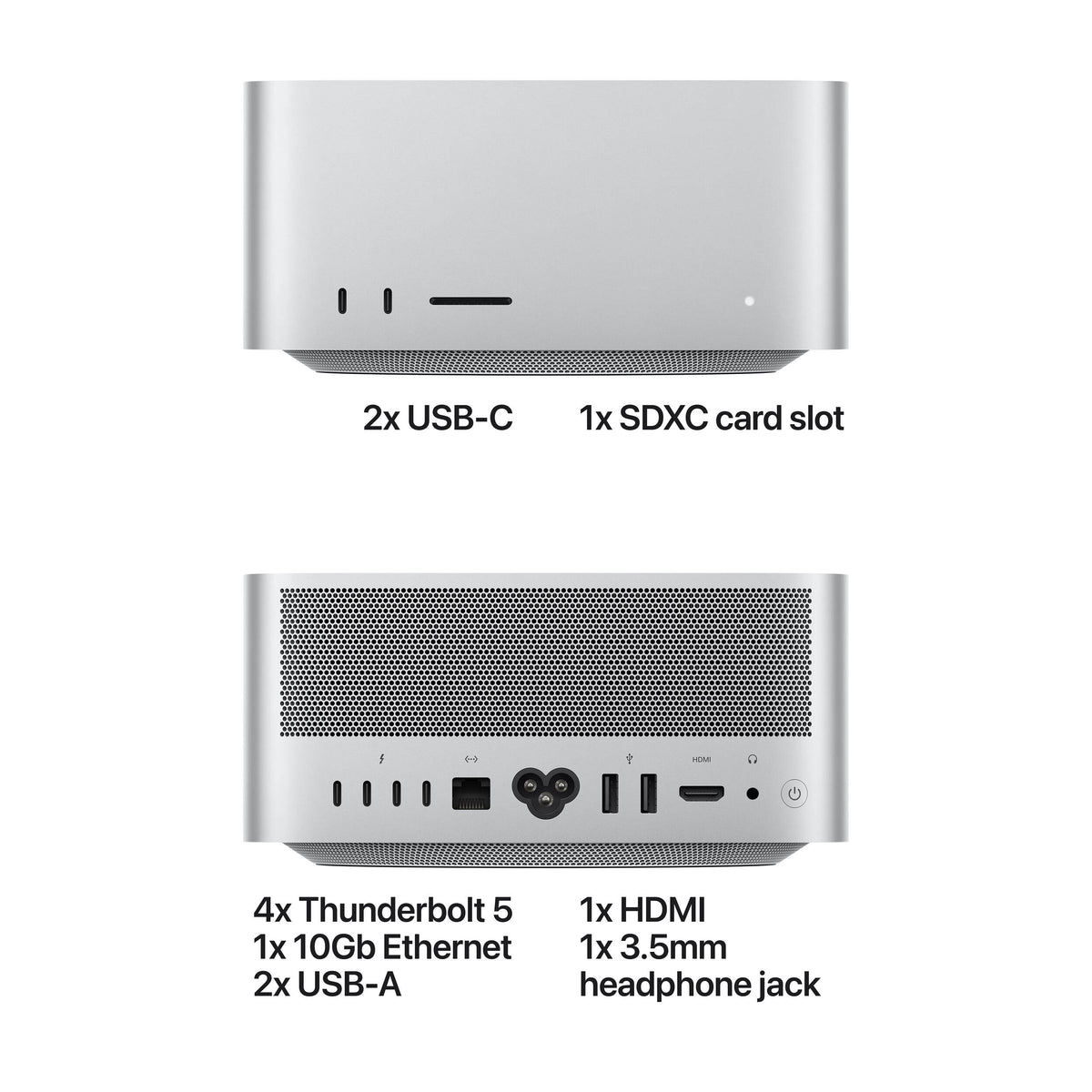 Apple Mac Studio M5 Max desktop computer with 18-core CPU and 32-core GPU