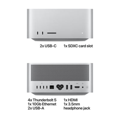 Apple Mac Studio M5 Max desktop computer with 18-core CPU and 32-core GPU